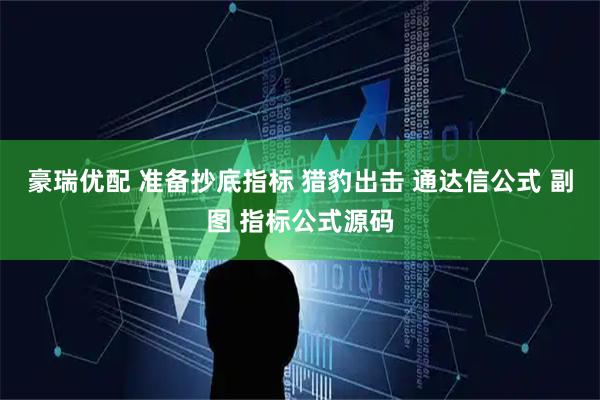 豪瑞优配 准备抄底指标 猎豹出击 通达信公式 副图 指标公式源码