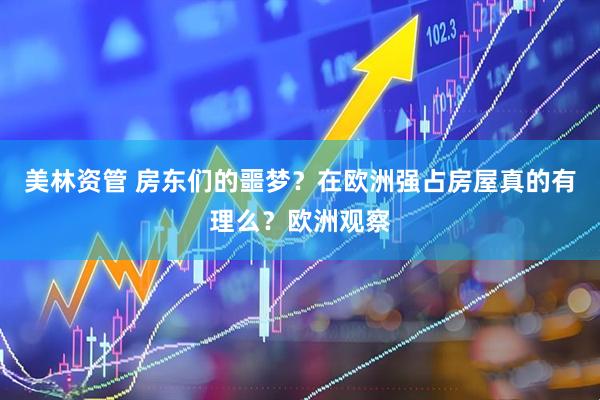美林资管 房东们的噩梦？在欧洲强占房屋真的有理么？欧洲观察