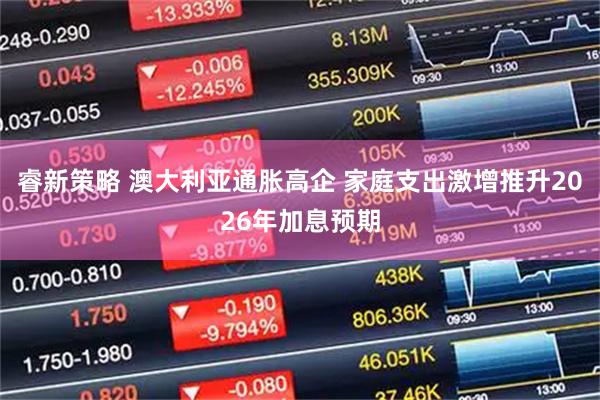 睿新策略 澳大利亚通胀高企 家庭支出激增推升2026年加息预期